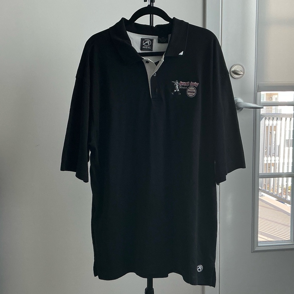 Men's XXL Cooperstown 7th Inning Stretch Embroidered Polo